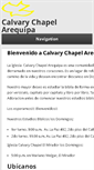 Mobile Screenshot of calvarychapelarequipa.org